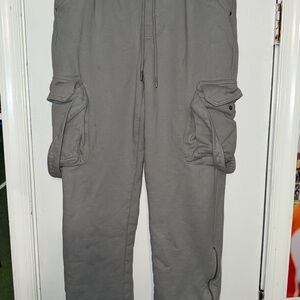 Men's Gray Cargo Pants